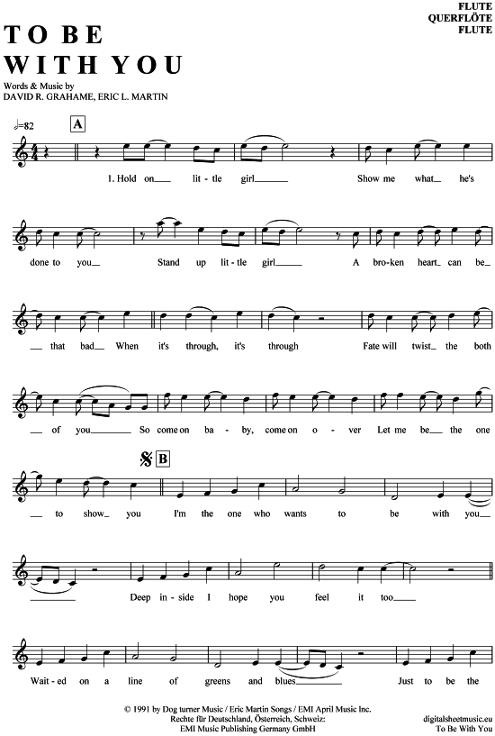 Product picture to: To be with you Mr. Big