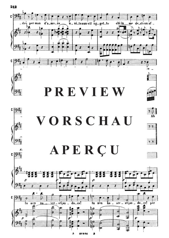 Product gallery: Page 6 of 9 Vedro mentr'io sospiro, , Bass/Baritone Solo and Piano