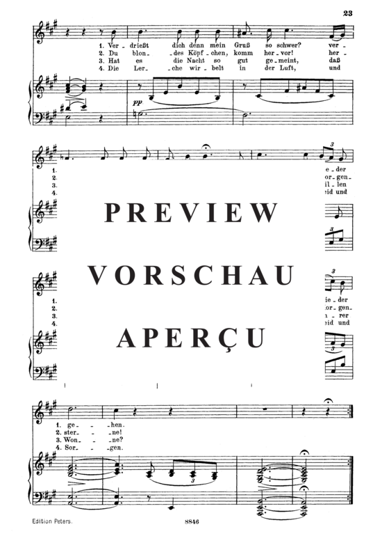 Product gallery: Page 3 of 3 Morgengruß D.795-8 (Die Schöne Müllerin), , Medium Voice and Piano