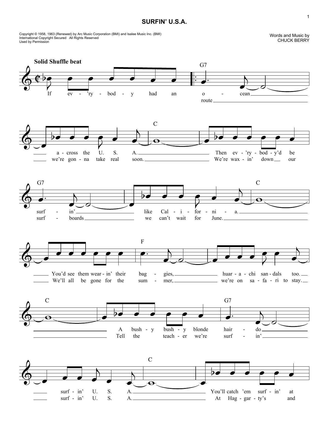 Produktgalerie: Seite 1 von 1 Surfin' U.S.A., The Beach Boys