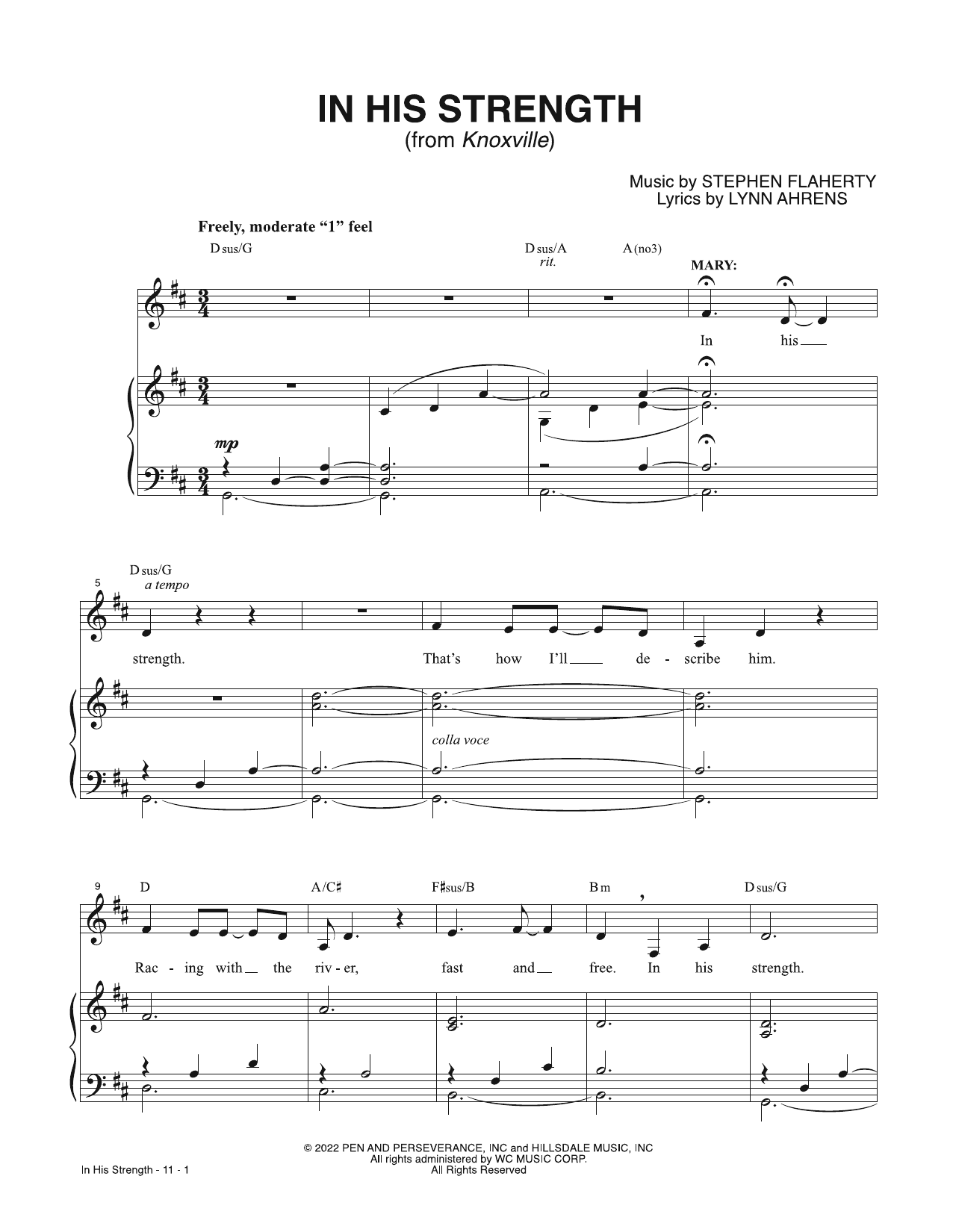Produktbild zu: In His Strength (from Knoxville)