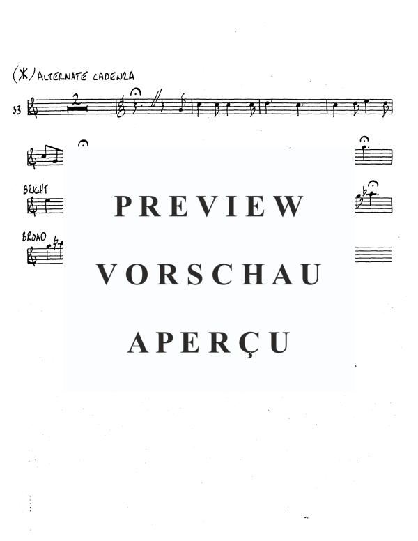 Produktgalerie: Seite 4 von 11 Kleines Konzert, , Alphorn in F und Streicher Quartett - Einzelstimmen