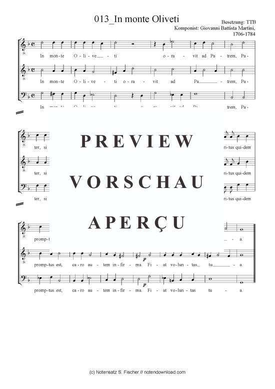 Product picture to: In monte Oliveti Giovanni Battista Martini, 1706-1784 