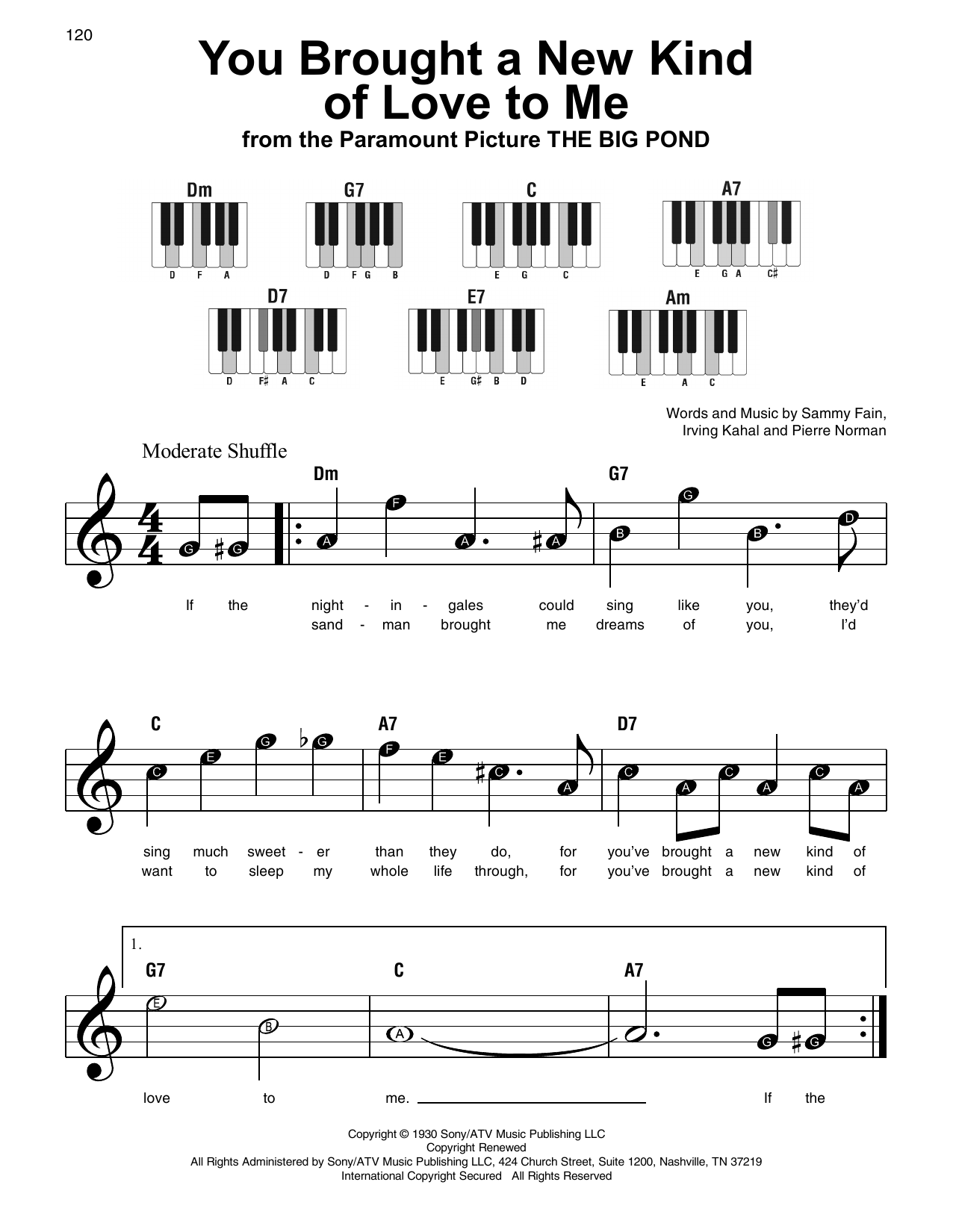 Produktbild zu: You Brought A New Kind Of Love To Me
