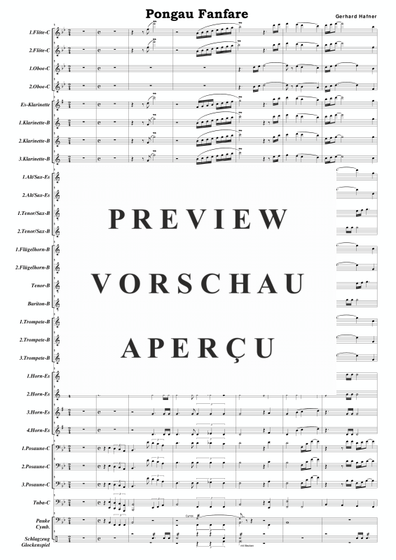 Product gallery: Page 6 of 11 Pongau-Fanfare, , (large wind orchestra)