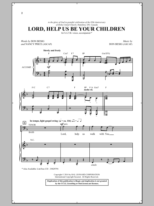 Product picture to: Lord, Help Us Be Your Children