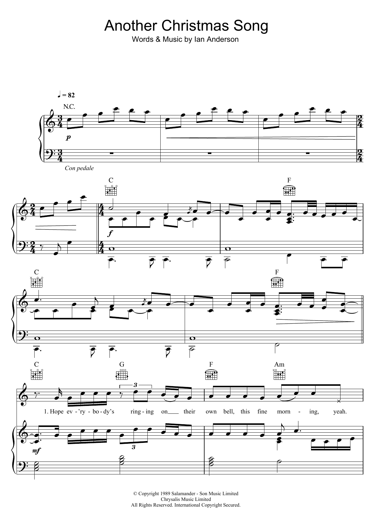 Product gallery: Page 1 of 1 Another Christmas Song, Jethro Tull