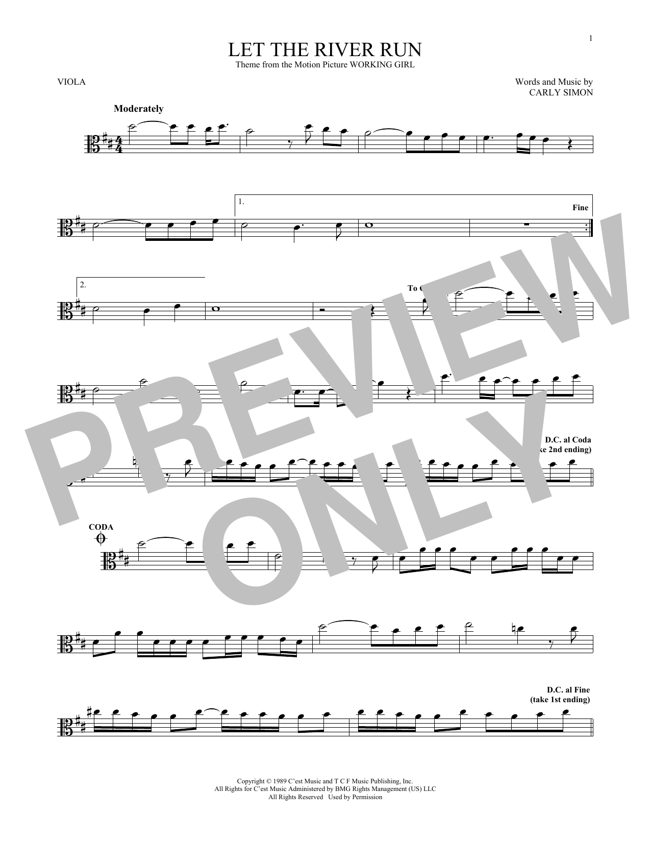 Product gallery: Page 1 of 1 Let The River Run, Carly Simon