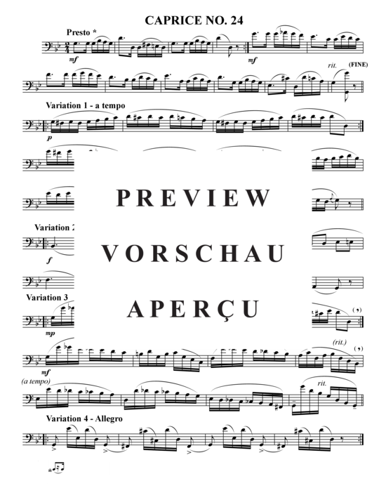 Product gallery: Page 6 of 7 4 Caprices , , (Bassoon solo)