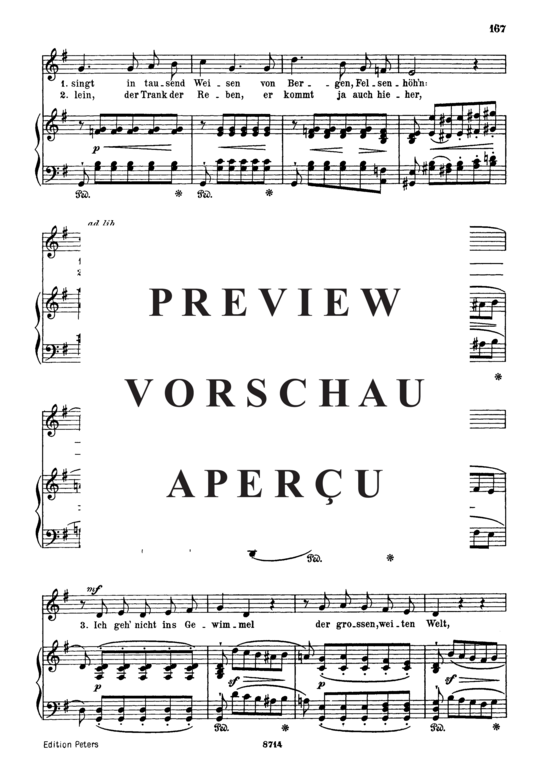 Product gallery: Page 3 of 4 Ich wand're nicht, Op.51 No.3, , Medium Voice and Piano