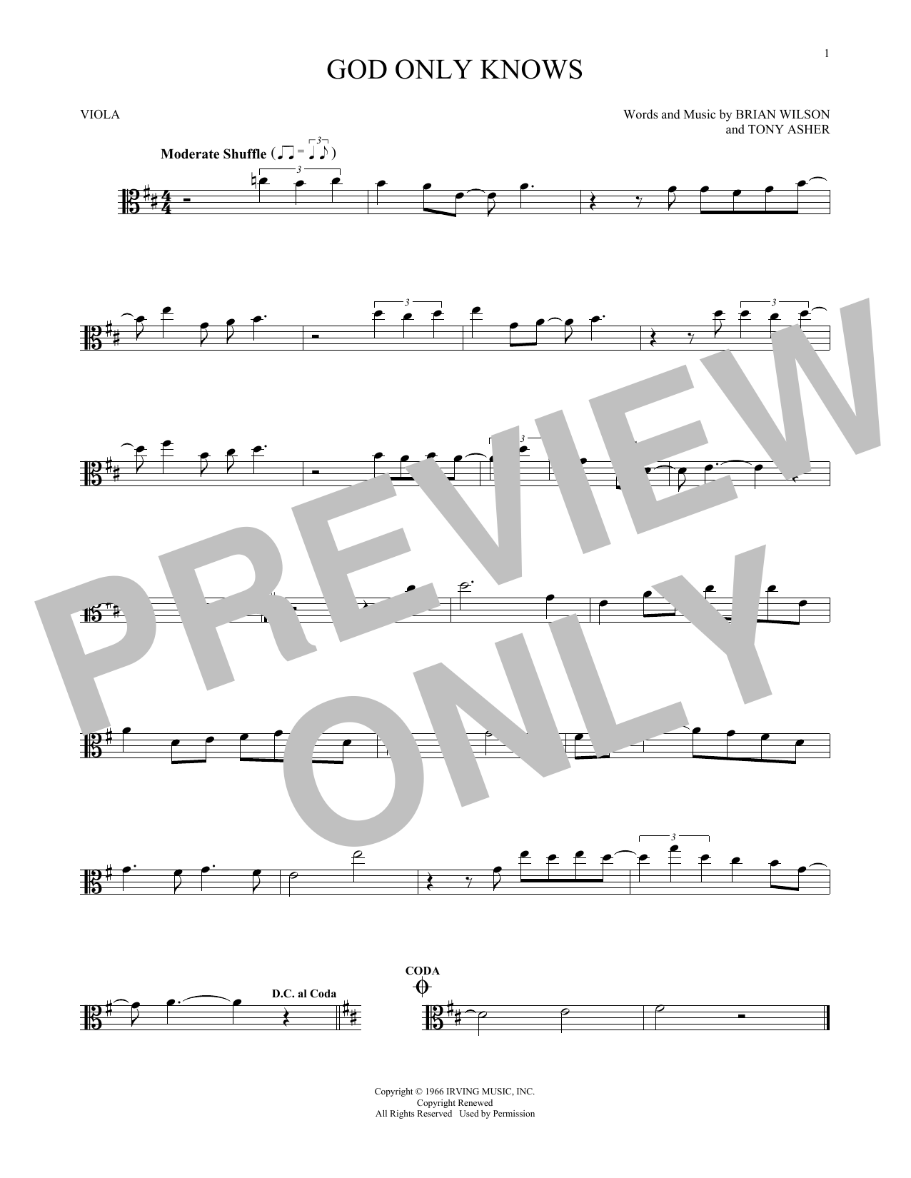 Product gallery: Page 1 of 1 God Only Knows, The Beach Boys