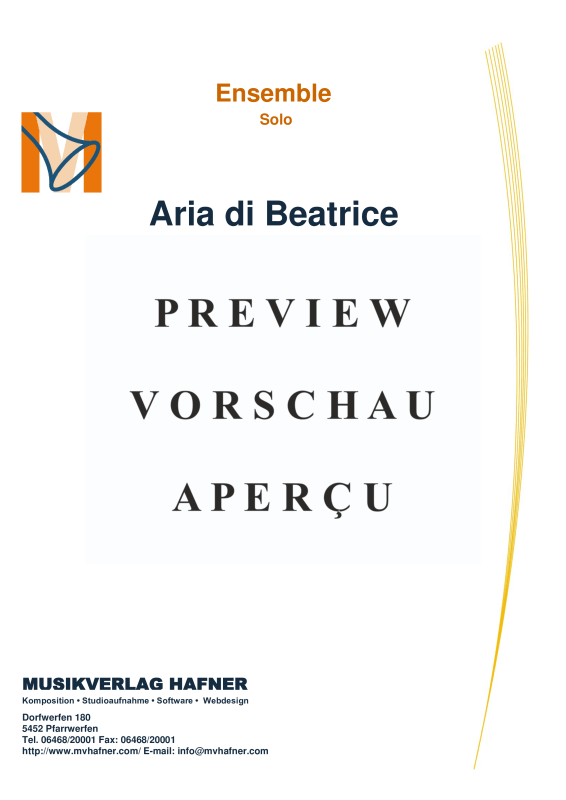 Product gallery: Page 4 of 11 Aria di Beatrice, , (Mixed ensemble)