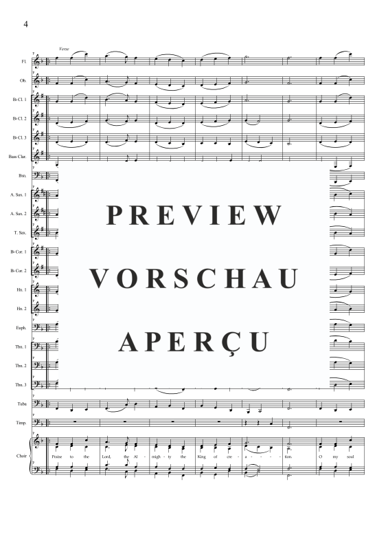 Produktgalerie: Seite 7 von 11 Lob Gott, den Herrn, ihr habet Grund, , Gemischter Chor und Concert Band