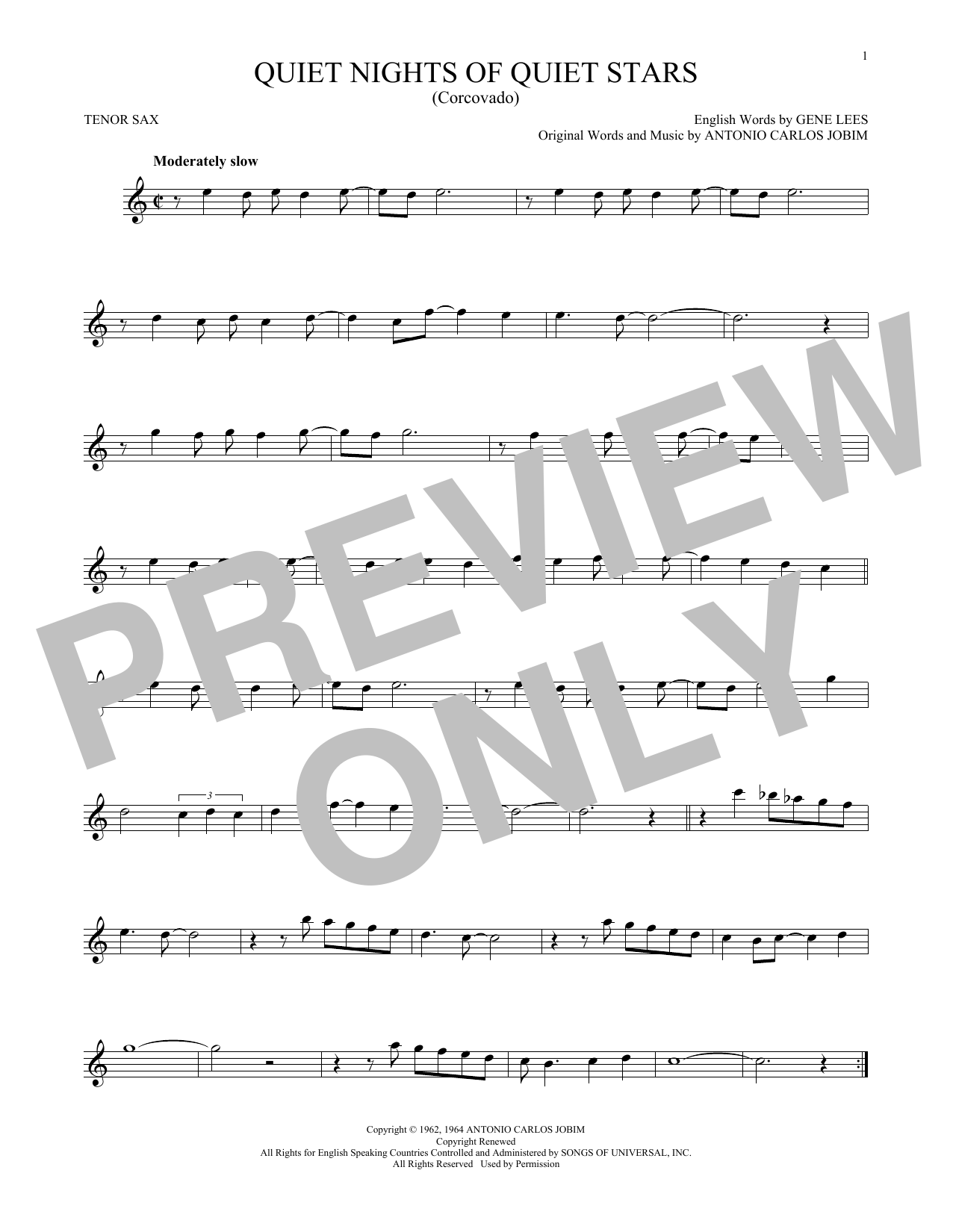 Product gallery: Page 1 of 1 Quiet Nights Of Quiet Stars (Corcovado), Andy Williams
