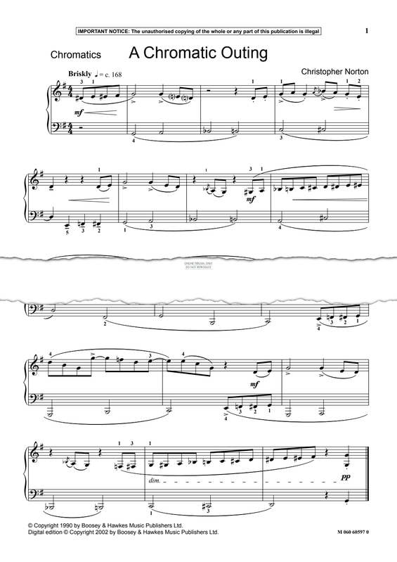 Produktgalerie: Seite 1 von 1 A Chromatic Outing, Christopher Norton, Klavier
