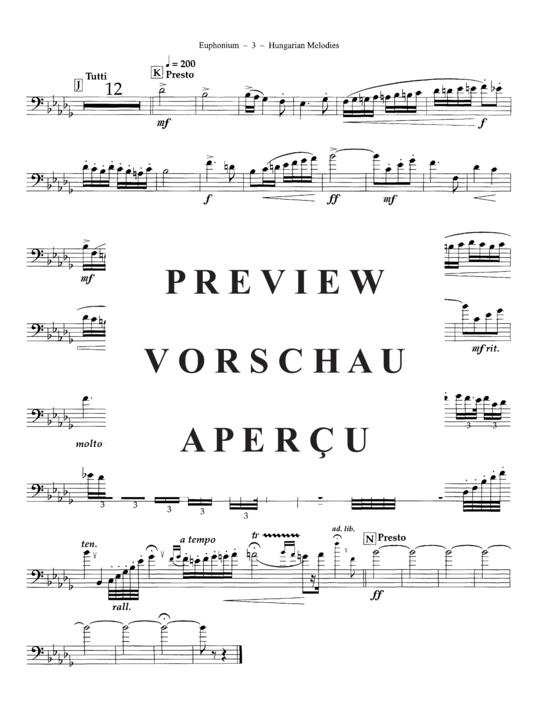 gallery: Hungarian Melodies , , (Euphonium/Kornett + Klavier)