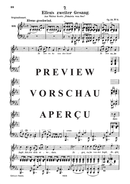 Product gallery: Page 2 of 4 Ellen's Gesang II, D.838, , Medium Voice and Piano