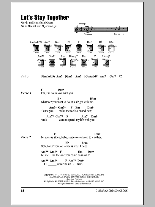 Produktgalerie: Seite 1 von 1 Let's Stay Together, Al Green, Gitarre