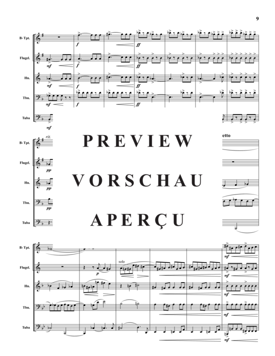 Produktgalerie: Seite 11 von 21 The Headless Horseman , , (Blechbläserquintett)