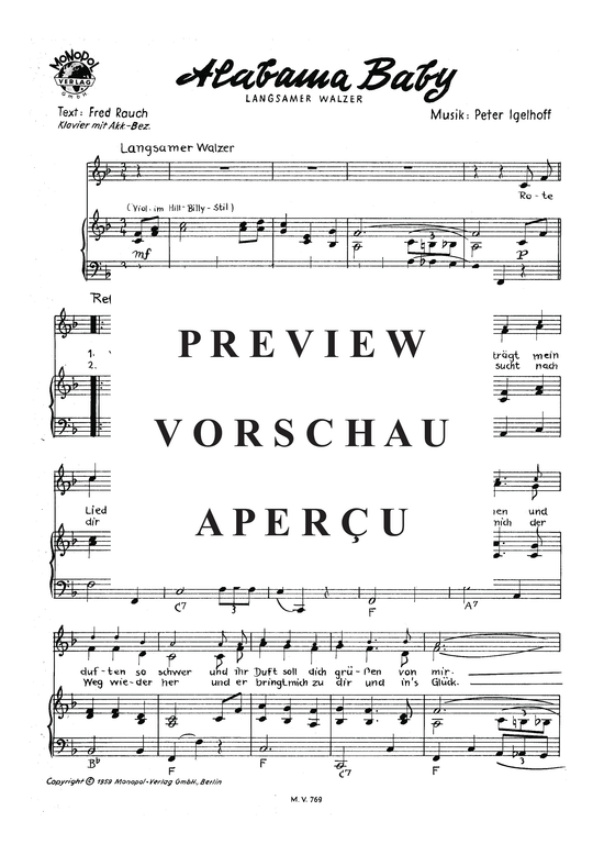 Produktgalerie: Seite 4 von 4 Alabama Baby, 	, Klavier und Gesang