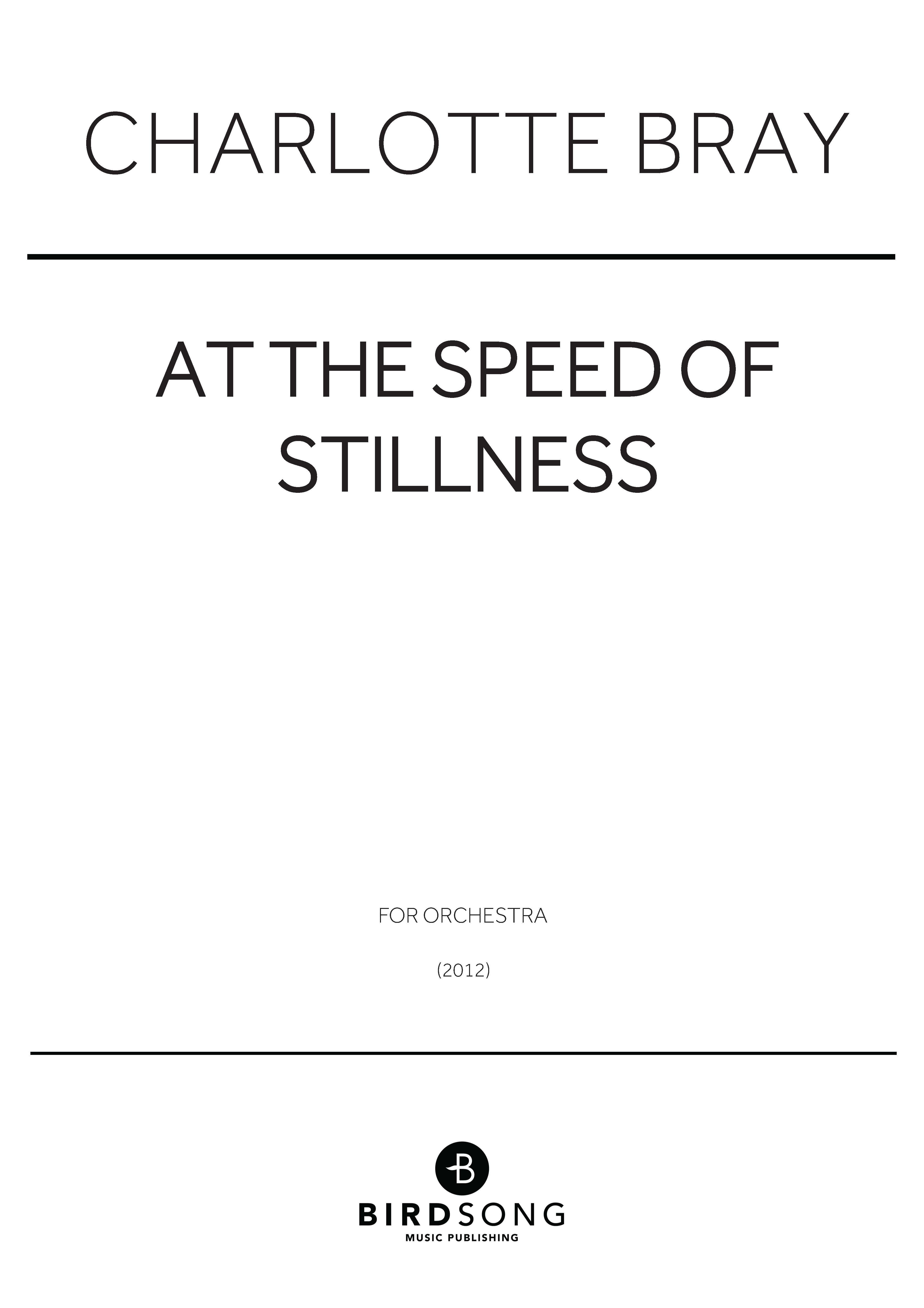 Produktbild zu: At The Speed Of Stillness