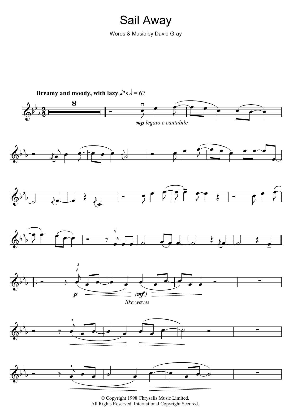 Product gallery: Page 1 of 1 Sail Away, David Gray