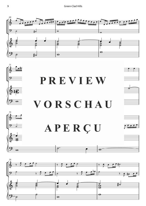 gallery: Green-Clad Hills - Vestiva i colli - Pastoral Madrigal in Three Parts, , Violine, Violoncello und Cembalo/Klavier