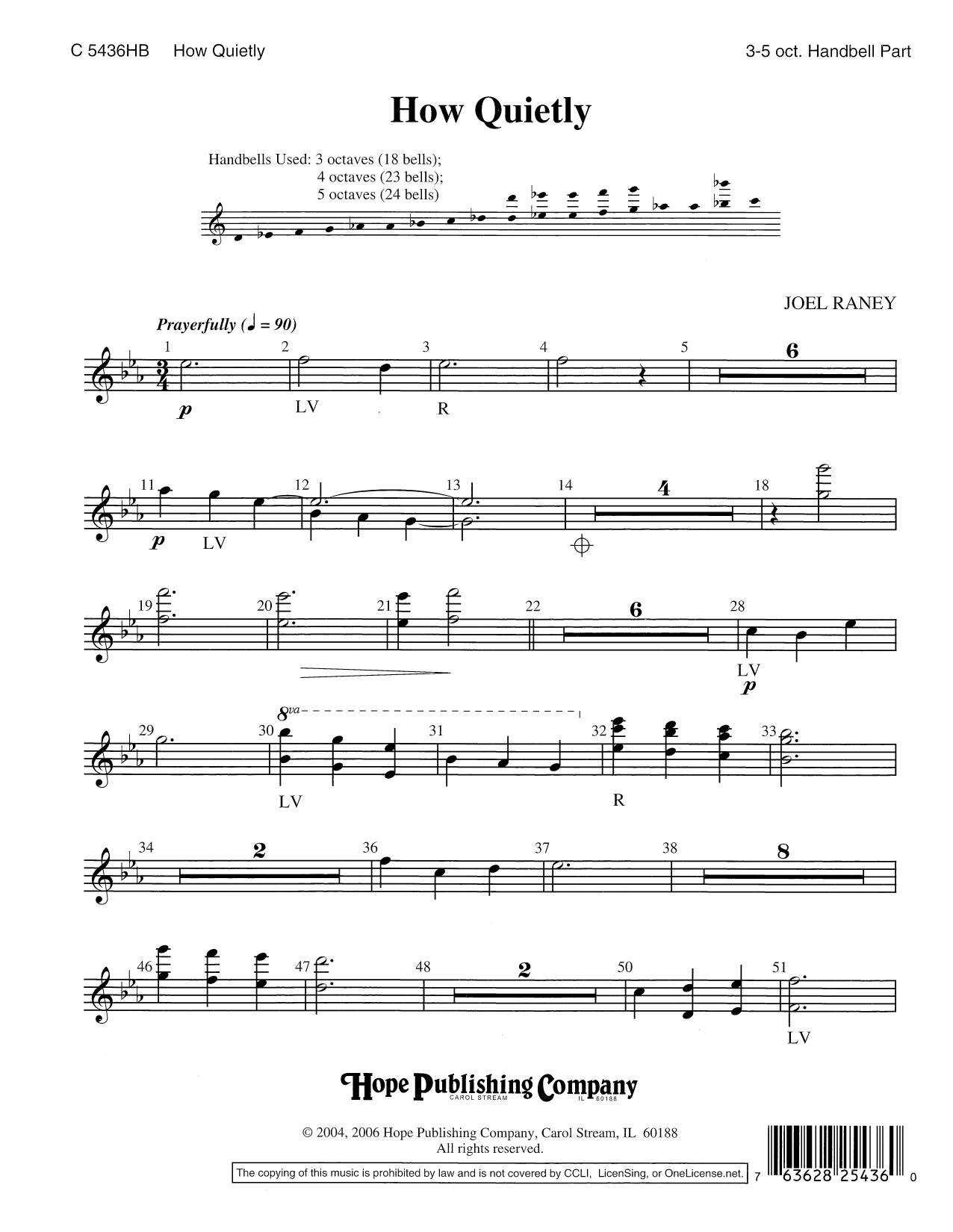 Product picture to: How Quietly - Handbells