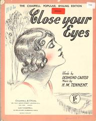 Product picture to: Close Your Eyes