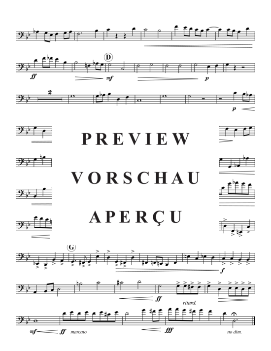 Product gallery: Page 15 of 19 Große Chromatische Fuge , , (Tuba Quartet: 2x Baritone, 2xTuba)