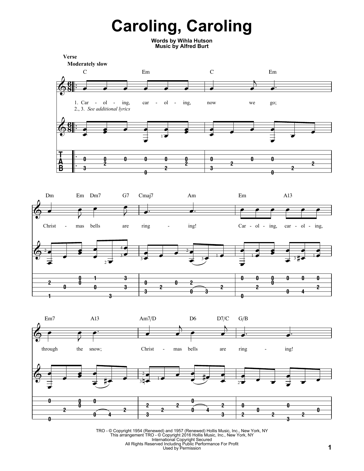 Produktbild zu: Caroling, Caroling