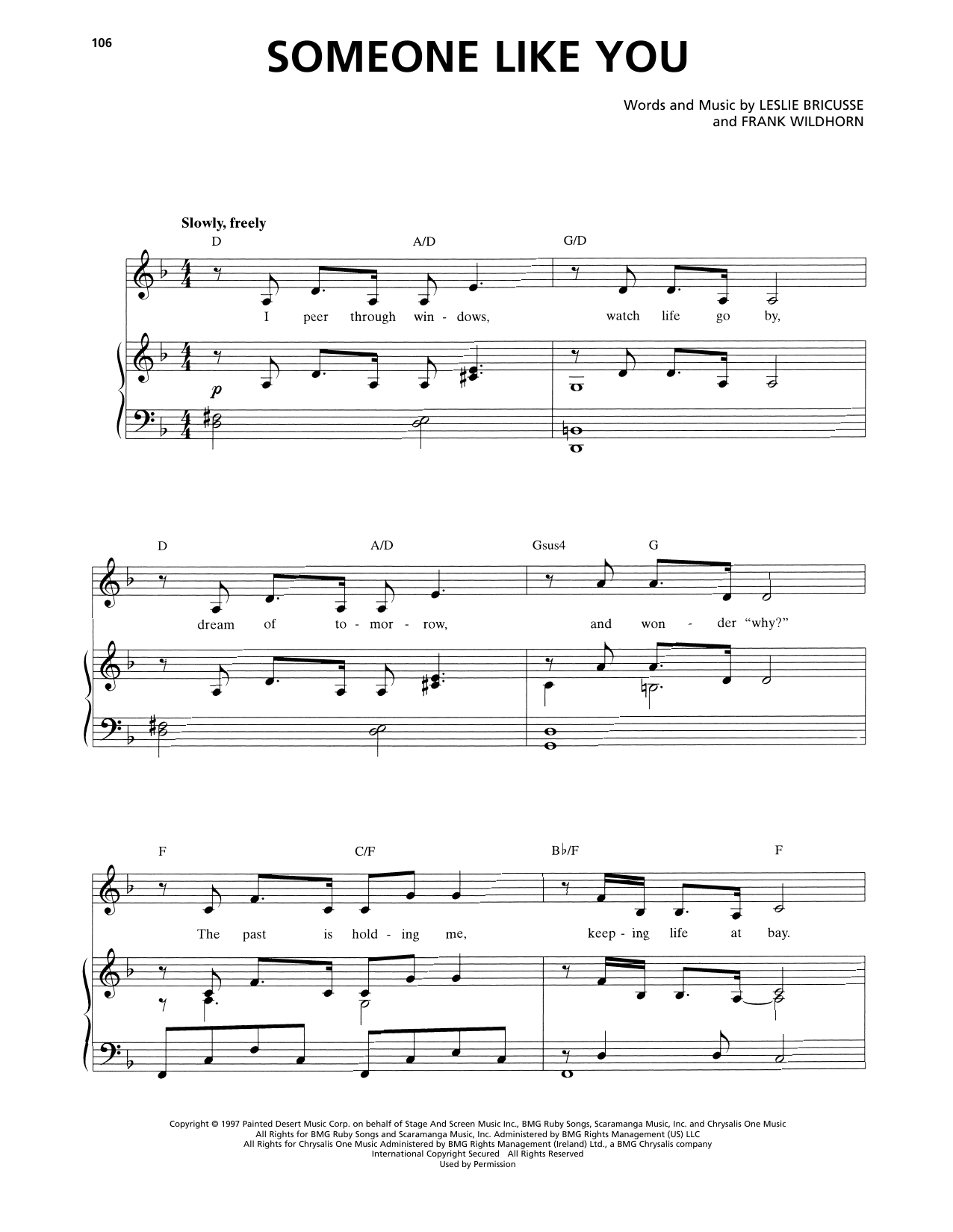 Produktbild zu: Someone Like You (from Jekyll & Hyde) (2013 Revival Version)