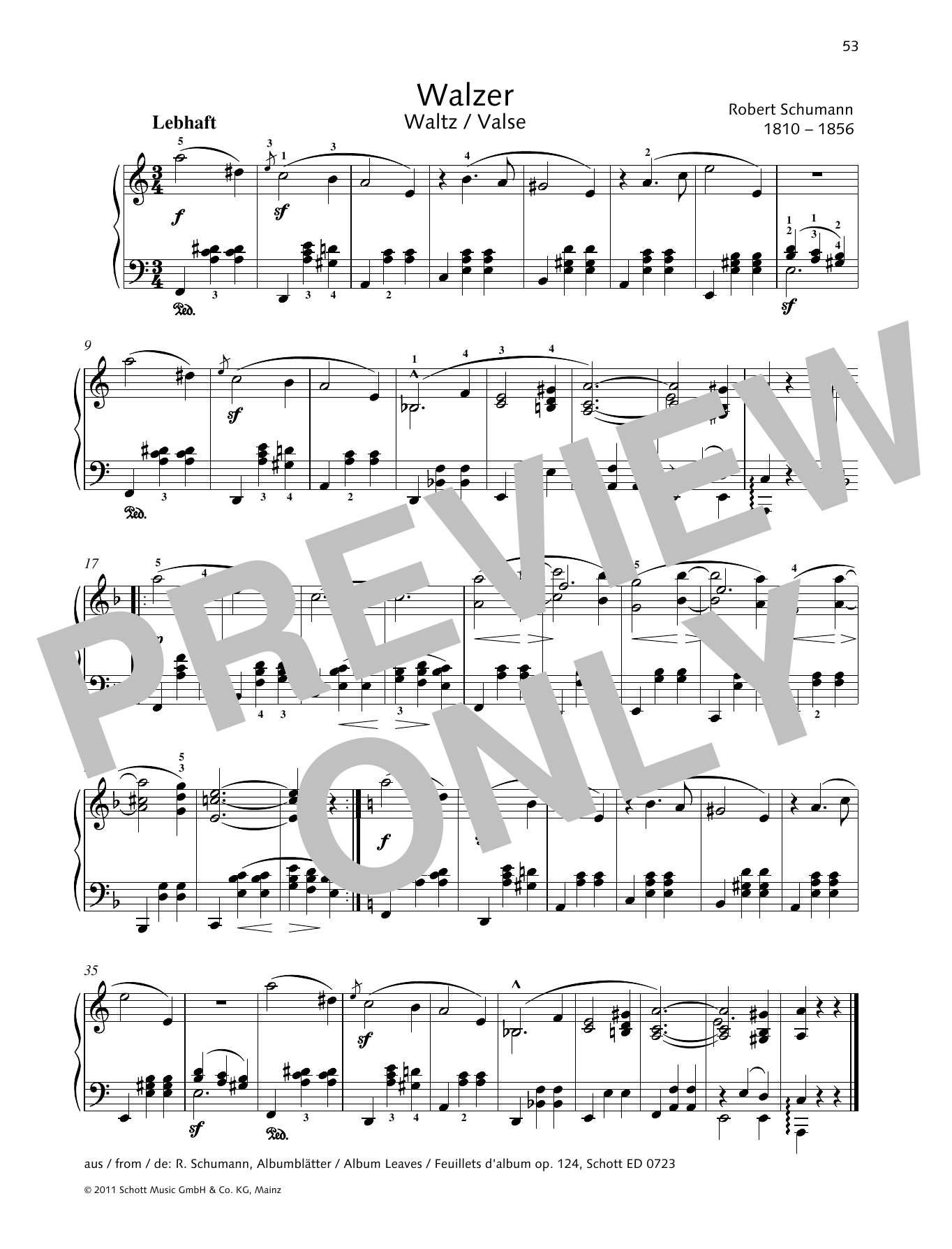 Product gallery: Page 1 of 1 Waltz, Robert Schumann