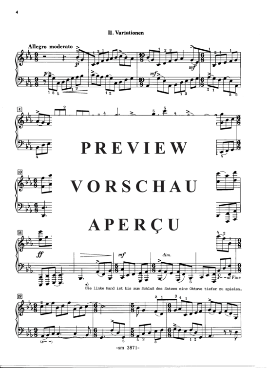 Product gallery: Page 6 of 11 Vier kleine Klavierstücke , sm3871_preview.pdf, Piano Solo