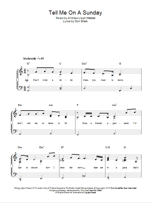Produktbild zu: Tell Me On A Sunday