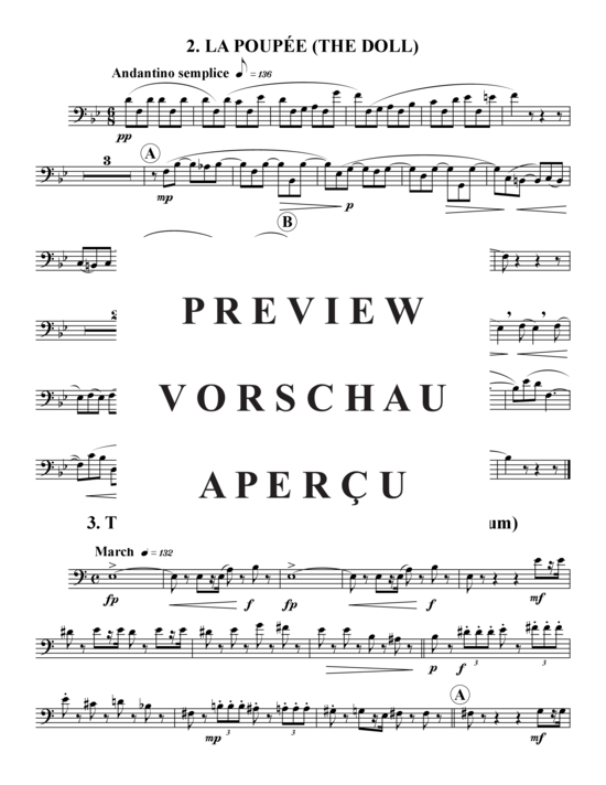 Produktgalerie: Seite 13 von 21 Jeux d'Enfants Suite, 4 Sätze , , (Posaunen-Quartett) 