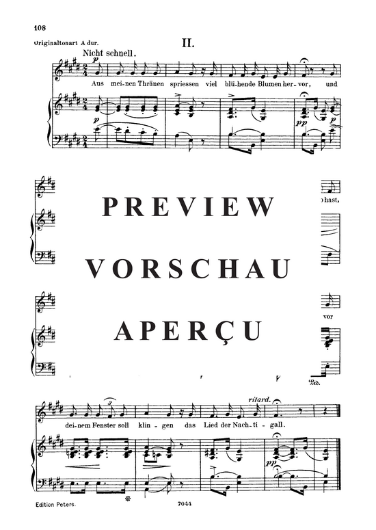 Product picture to: Aus meinen Trânen spriessen, Op.48 No.2Robert Schumann