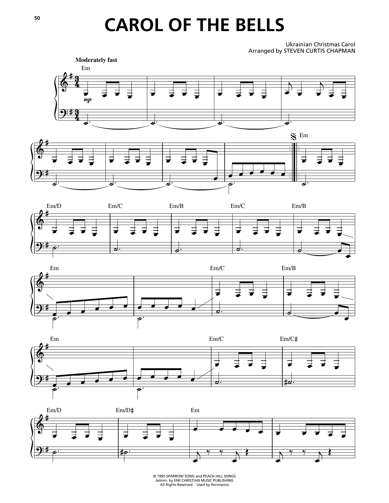 Produktbild zu: Carol Of The Bells
