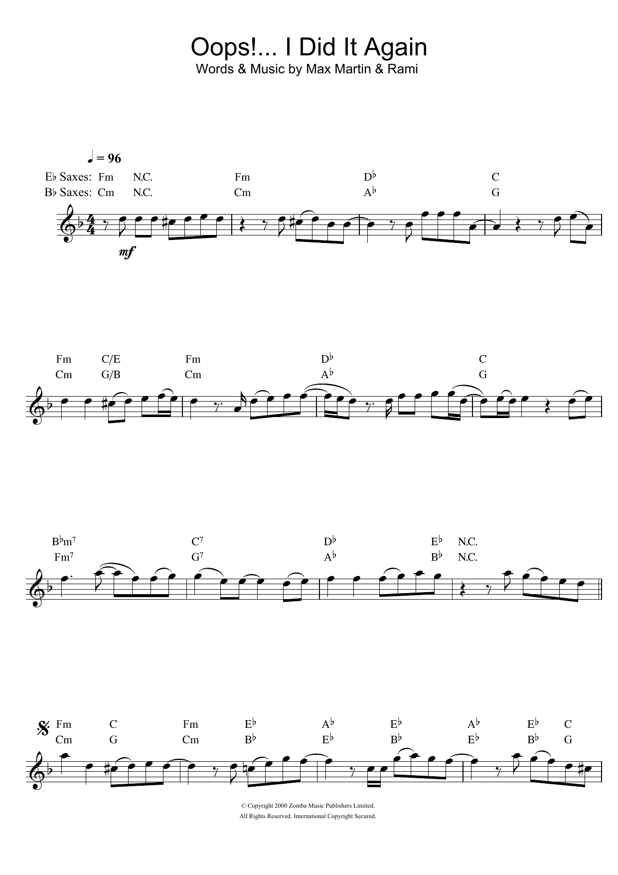 Product gallery: Page 1 of 1 Oops! I Did It Again, Britney Spears