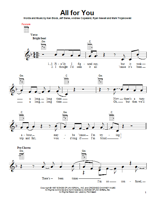 Product gallery: Page 1 of 1 All For You, Sister Hazel