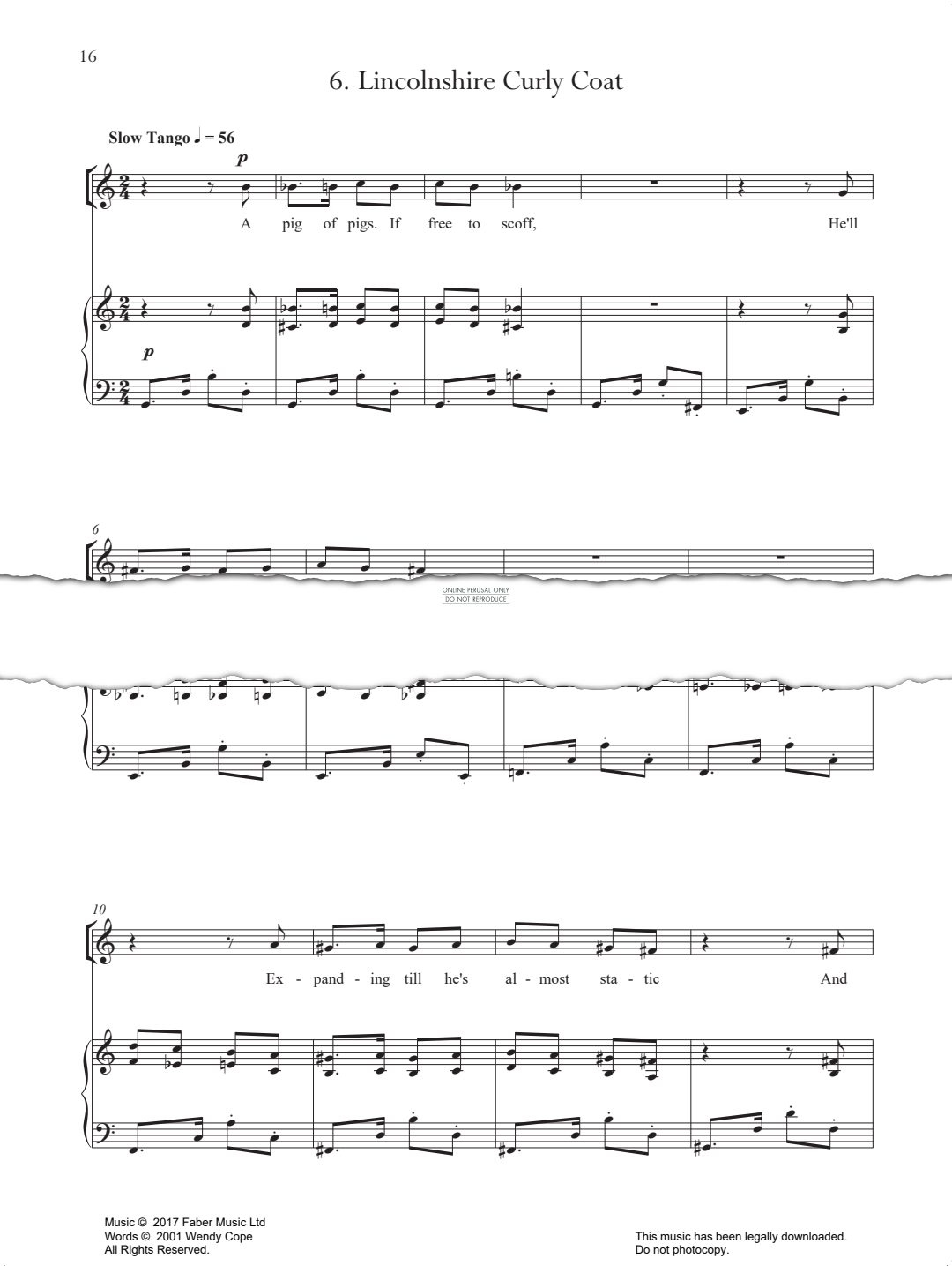 Produktbild zu: Lincolnshire Curly Coat (from 'Ten Pig Songs')