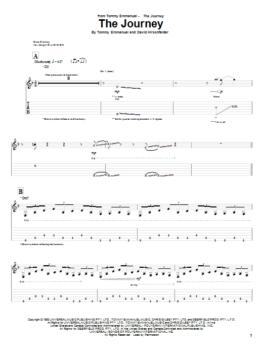 Product gallery: Page 1 of 1 The Journey, Tommy Emmanuel