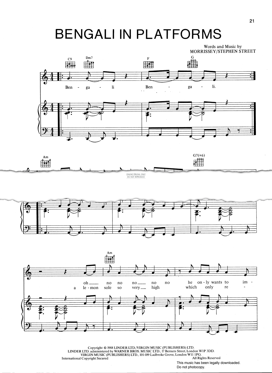 gallery: Bengali In Platforms, Morrissey