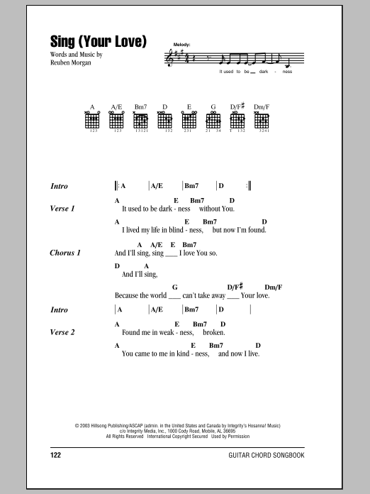 Produktbild zu: Sing (Your Love)