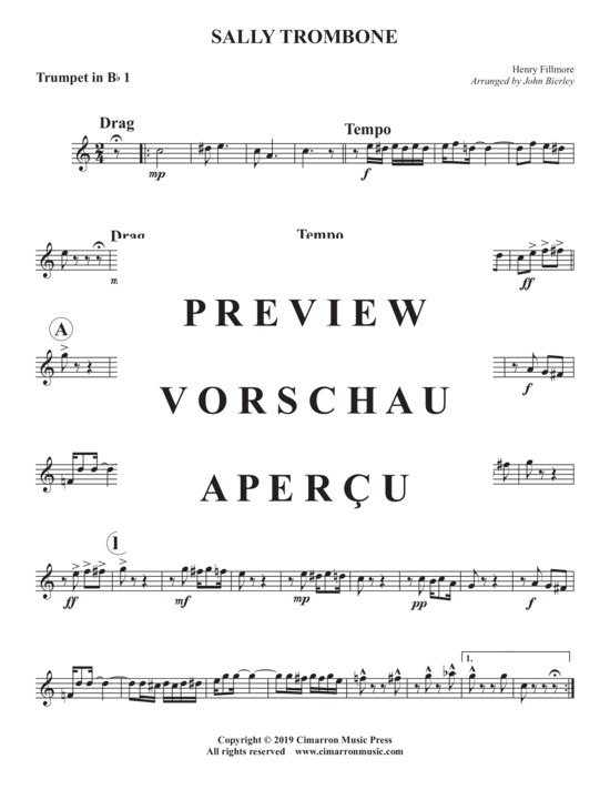Produktgalerie: Seite 6 von 15 Sally Trombone , , (Blechbläser Quintett)