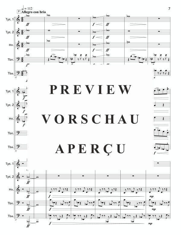 Produktgalerie: Seite 11 von 11 Bottoms Up, , (Blechbläser Quintett)