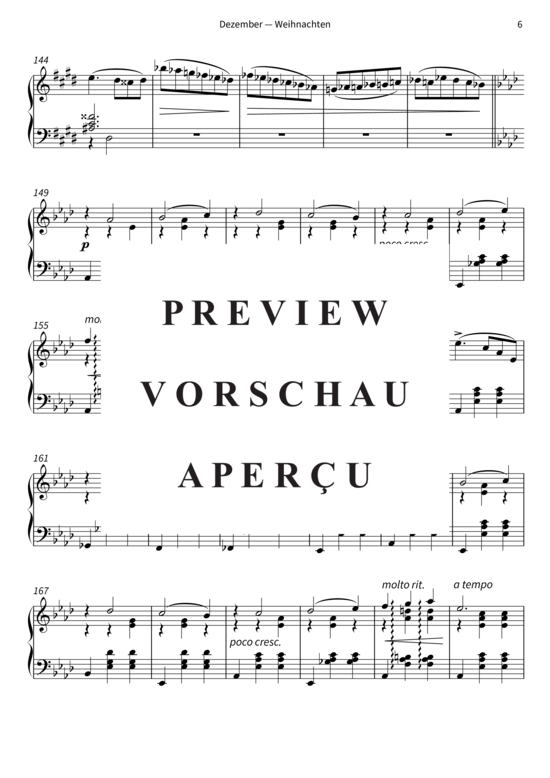 Product gallery: Page 9 of 12 Dezember - Weihnachten - Die Jahreszeiten op. 37b, Nr. 12 , , Piano Solo