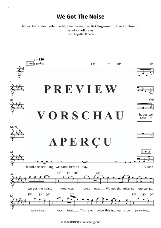 Produktgalerie: Seite 9 von 11 Punkrock-Rebellen - Donots Leadsheets für die Bühne, Donots, Gesang & Akkorde