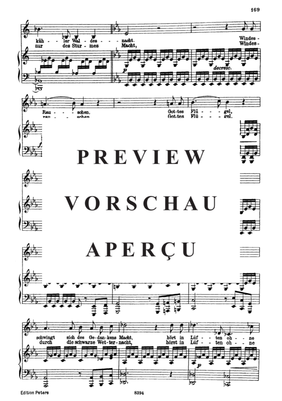 Product gallery: Page 12 of 14 Waldes-Nacht D.708, , High Voice and Piano