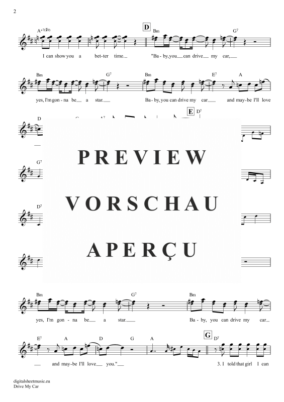 Product gallery: Page 3 of 4 Drive My Car, Beatles, The, Keyboard